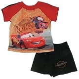 Cars Rust-eze Shorty Pajamas for Toddlers and Boys