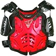 Fly Racing Convertible II Youth Roost Deflector Dirt Bike Motorcycle Body Armor - Junior - Red