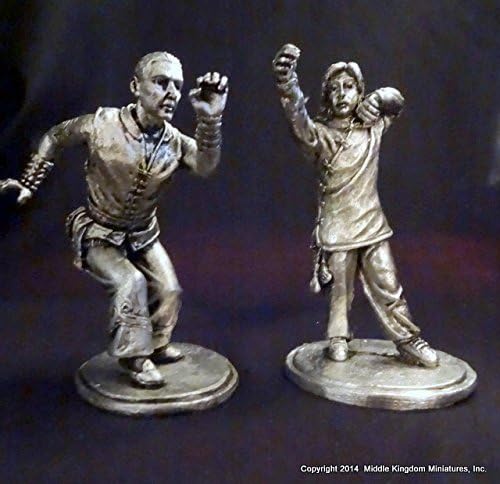 Hung gar Kung Fu 2-Pack Tiger/Crane (Antique Pewter)