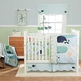 Migi Little Whale 4 Piece Crib Bedding Set by Bananafish