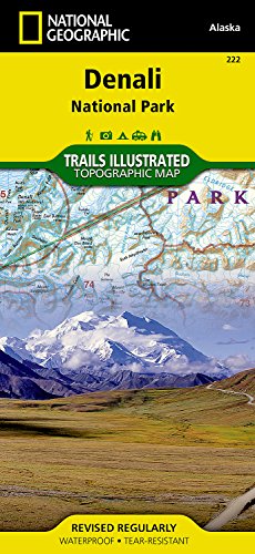 Denali National Park and Preserve (National Geographic Trails Illustrated Map)