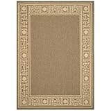 Safavieh Courtyard Collection CY5143B Coffee and Sand Indoor/Outdoor Area Rug, 4-Feet by 5-Feet 7-Inch