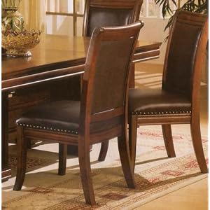 Set of 2 Westminster Collection Solid Wood Side Chairs by