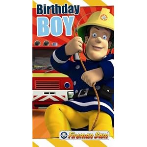 Logo Cards Fireman Sam - Birthday Boy Card