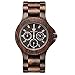 MEKU Men's Wooden Watch Handmade Wrist Watch with 21 Jewels Christmas Gift Watch Father Day Gifts