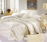 Tribute silk 100% Cotton Pref 4-piece King-size Duvet Cover Set