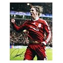 Fernando Torres Signed Photo: Goal Against Real Madrid