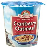 Dr. McDougall's Right Foods Non-Dairy Hot Cereal, Cranberry Oatmeal, 3.1-Ounce Cups (Pack of 6)