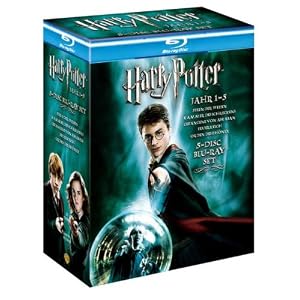 Harry Potter 1-5 BD Box exklusiv bei Amazon (5 Discs) [Blu-ray]
