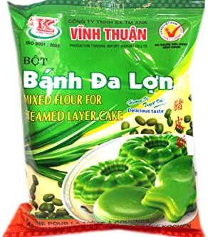 Bot Banh Da Lon (Mixed Flour for Steamed Layer Cake) - 14.1oz (Pack of 1)