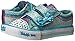 Skechers Kids Shuffles Bow Buddies Light-Up Sneaker (Toddler/Little Kid),Turquoise/Lavender,10 M US Toddler