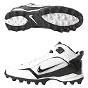 Nike Land Shark Mid White Mens Football Shoes - 318728-101