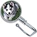 Husky Puppy Dog Purse Hanger and Pouch