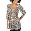 Xhilaration&reg; Juniors Tunic Boho Top - Skin Floral