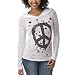 License Juniors Dripping Peace Hooded Tee - White&Acirc;&nbsp;XL