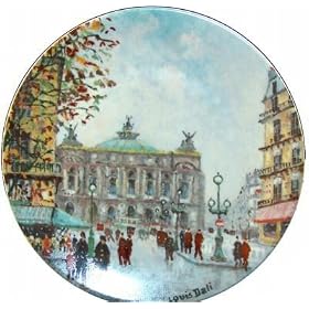 Limoges Louis Dali Plate L'Opera