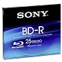 Sony BD-R Blu-Ray Recordable Single Layer Disc - 25gb, 1-6X