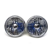 87-91 Mitsubishi Montero Round Diamond Cut Clear Headlights Conversion Kit by Generic Product