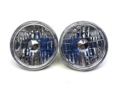 69 Citroen Id 19 Round Diamond Cut Clear Headlights Conversion Kit