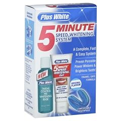 PLUS WHITE 5 Minute Speed Whitening System - Gel & Rinse - aus USA