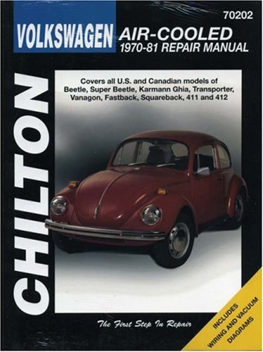 volkswagen air cooled 1970 81 chilton total car care series manuals