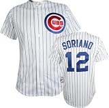 Alfonso Soriano Youth Jersey - Chicago Cubs #12 Alfonso Soriano Replica Home Jersey