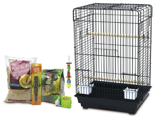 Super Pet EZ Start Parrot Cage with Playtop, Medium