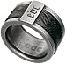 edc Ring Edelstahl ROCKSTAR LEATHE 4400658