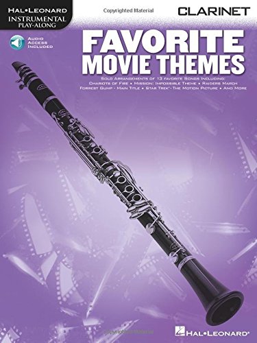 FAVORITE MOVIE THEMES        CLARINET BK/CD
