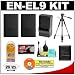 (2) CTA EN-EL9a Rechargeable Li-ion Batteries + Mini Battery Charger + Tripod + Accessory Kit for Nikon D5000, D3000, D60, D40x & D40 Digital Cameras