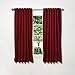 Best Home Fashion Thermal Insulated Blackout Curtains - Back Tab/ Rod Pocket - Burgundy - 52