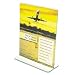deflect-o Superior Image Premium Green Edge Desktop Sign Holder, Plastic, 8.5x 11 Inches (5991790)