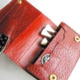 ◇牛革逸品ギフト◇ティーホルダー（二つ折り）◇の画像
