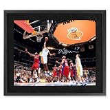 Andrew Bynum Los Angeles Lakers - Soaring - Framed Autographed 16x20 Photograph