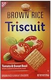 UPC 044000031558 product image for Nabisco Triscuit Brown Rice Crackers, Tomato and Sweet Basil, 9 Ounce,Pack of 3 | upcitemdb.com