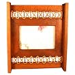 Handmade Thai Teak Wood & Rattan Picture Frame (4 x 6 in. Photo)