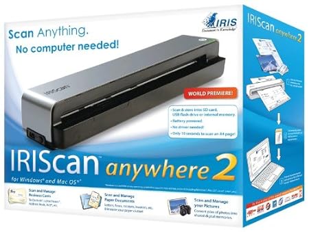 Irisscan Anywhere 2 - Mobile A4 Scanner (PC/Mac)