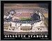 New England Patriots - Gillette Stadium Aerial - Lg - Wood Mounted Poster Print