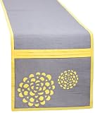 Lush Decor Sandra Runner, Yellow/Silver