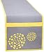 Lush Decor Sandra Runner, Yellow/Silver