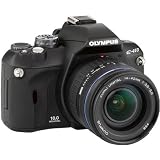 Olympus Evolt E410 10MP Digital SLR Camera with 14-42mm f/3.5-5.6 and 40-150mm f/4.0-5.6 Zuiko Lenses