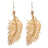 gorjana Feather Gold-Tone Small Charm Earrings