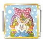 Animal Photo Easter Basket & Bunny Italian Charms Bracelet Link