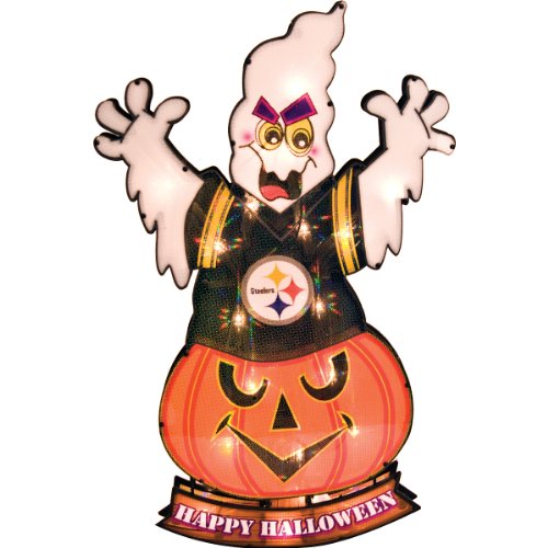 Pittsburgh Steelers Ghost Light Up Lawn Stake