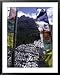 Mani Stone, Nepal Religion & Philosophy Framed Art Poster Print by Michael Brown, 31x39