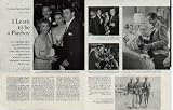 DAVID NIVEN - I Learn to be a Playboy, by David Niven as told to Dean Jennings. As a young British officer, irrepressible David Niven was never out of hot water. Things really began to happen after he accepted an American millionairess's invitation to visit New York. Second of three parts. ..... 1958 Saturday Evening Post Article, A5145A.