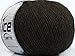 Peru Alpaca Light DK Yarn - Dark Brown Merino Wool Alpaca Acrylic Blend 50 Gram 191 Yards