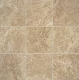 Arizona Tile Tumbled Marble Tile, 4-by-4-Inch, Emperador Light  -  Includes 10-Square Feet
