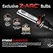 OPT7® Blitz HID Xenon Conversion Kit w/ Relay Harness & Capacitors - 2 Year Warranty - 9006 (10000K, Deep Blue)