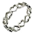 Wrap Around Hearts - Sterling Silver Ring